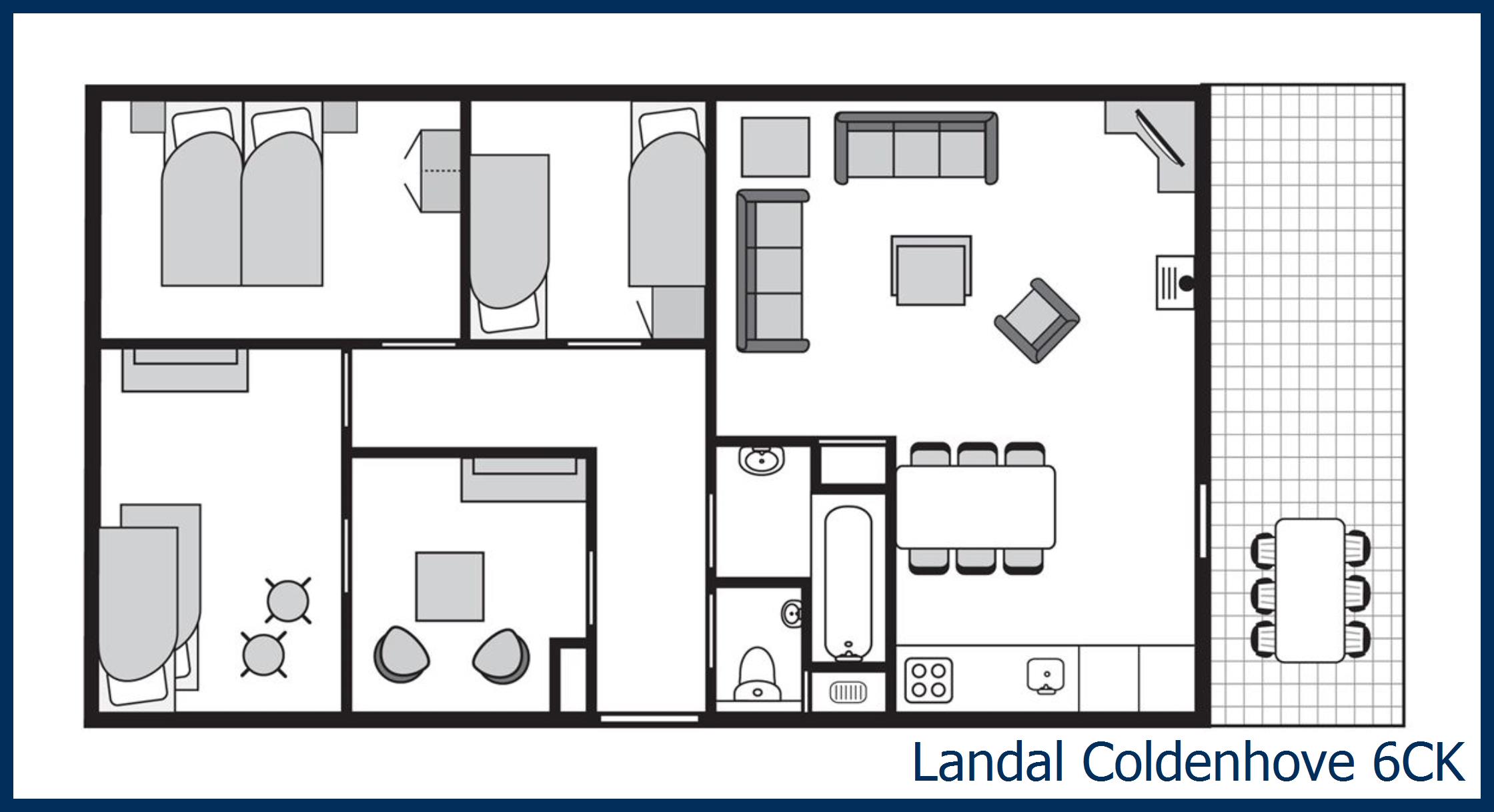 Childrens bungalow 6CK at Coldenhove
