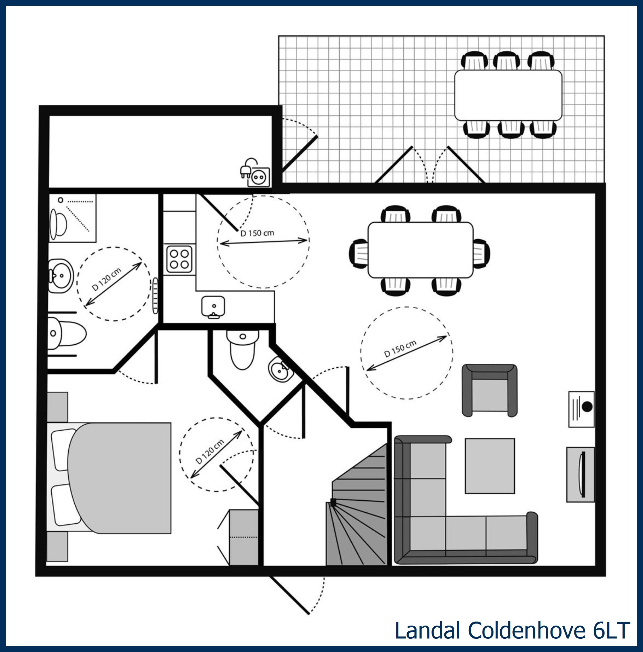 Bungalow - Extra accessible 6LT at Coldenhove