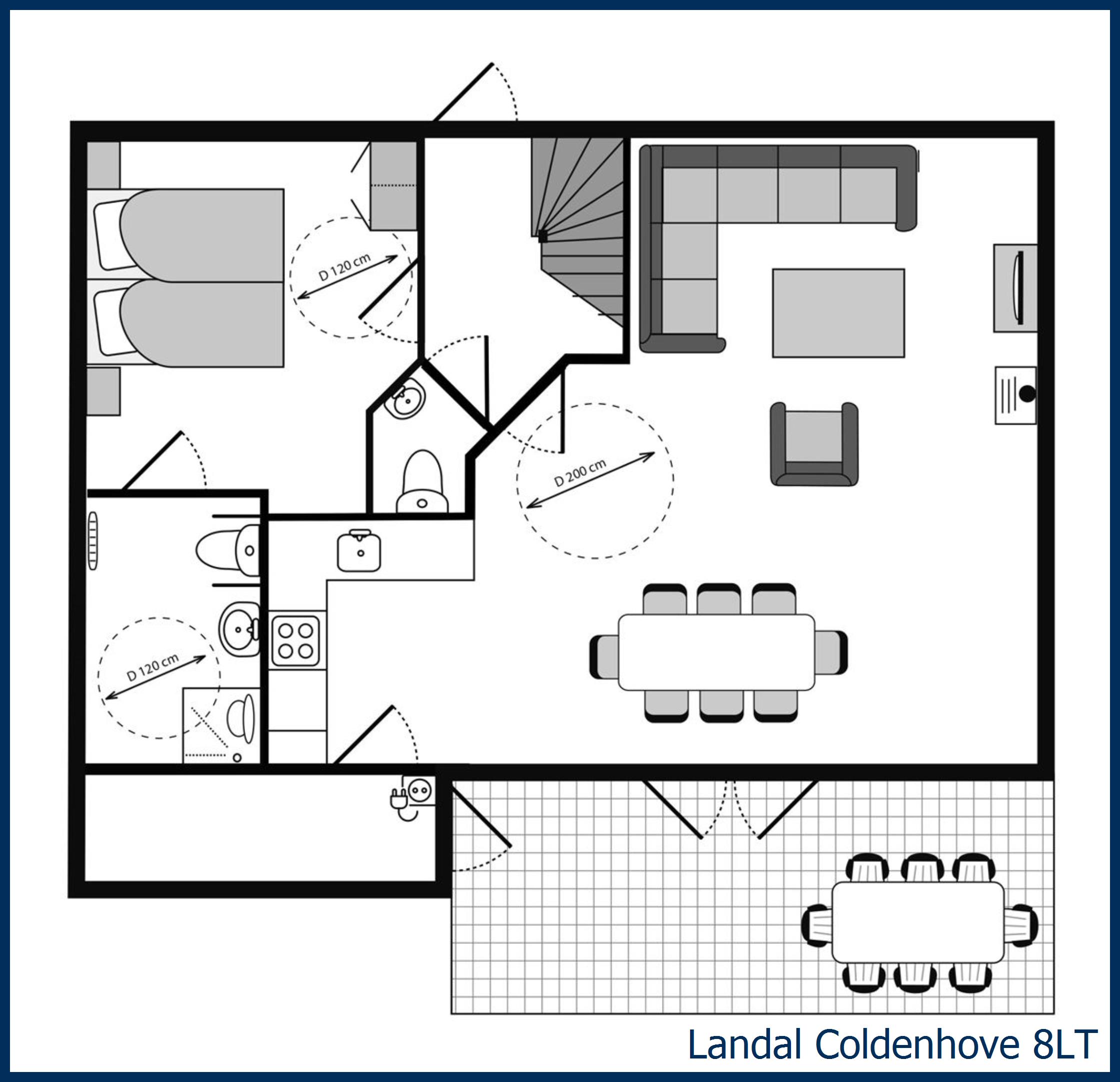 Bungalow - Extra accessible 8LT at Coldenhove