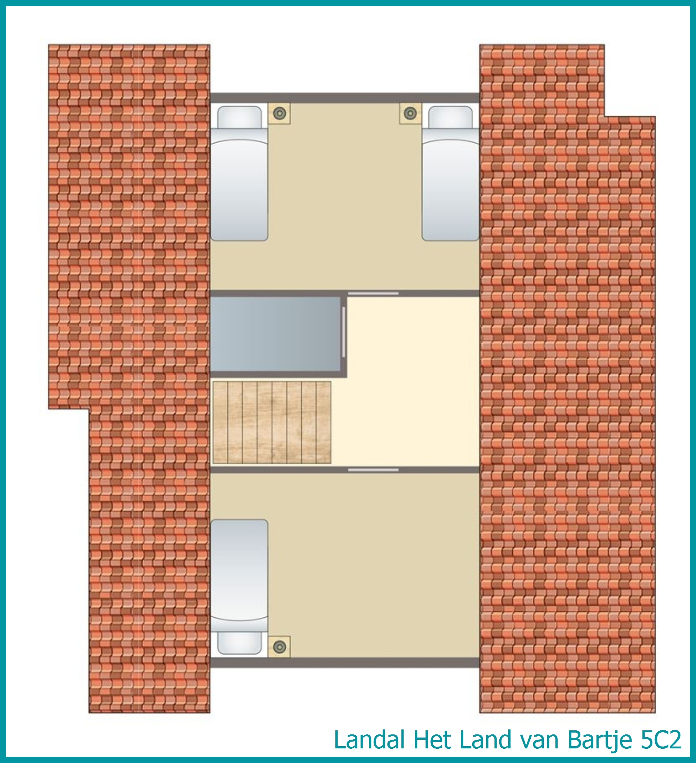 5-person country house 5C2 at Het Land van Bartje