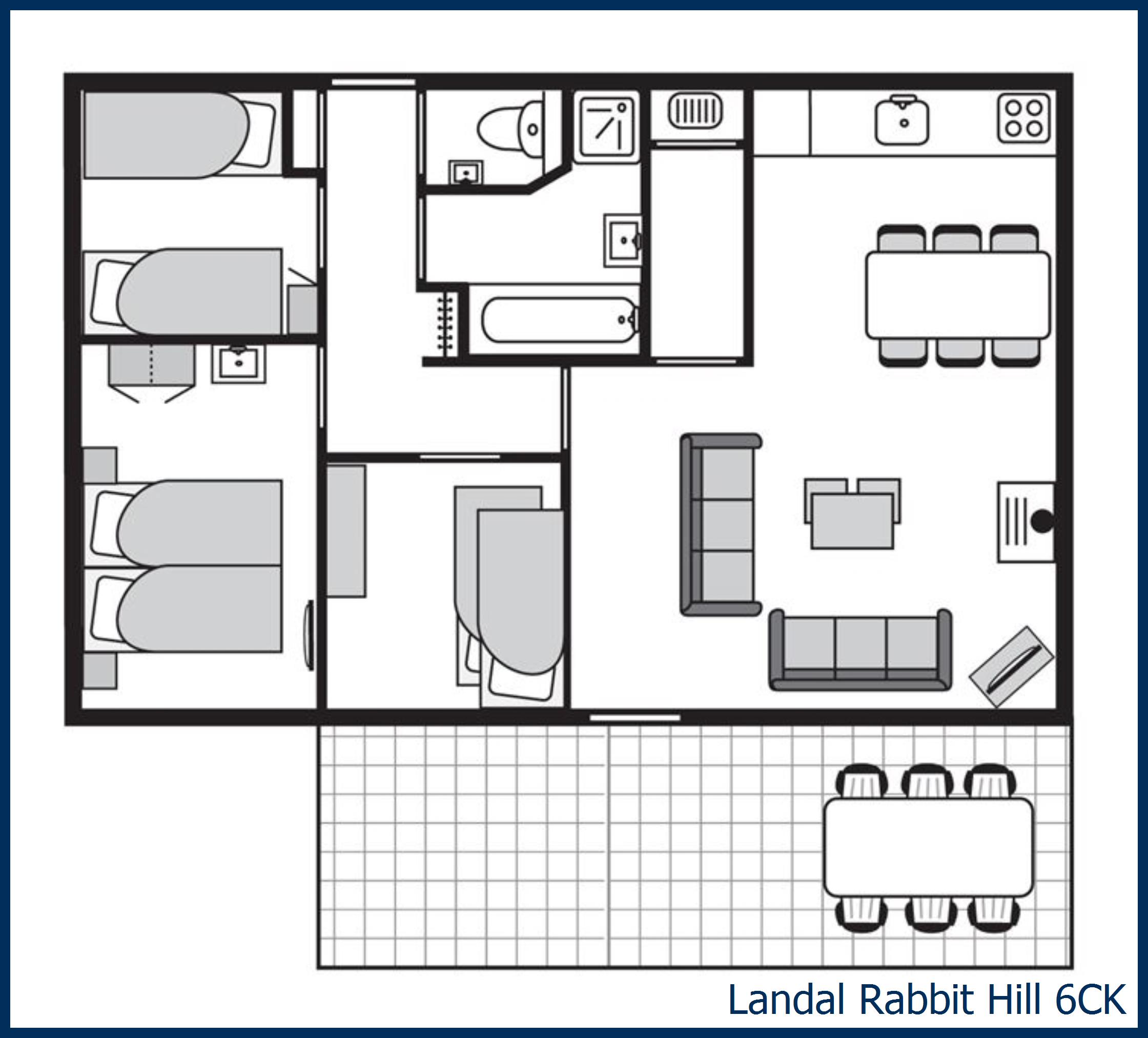 Childrens bungalow 6CK at Rabbit Hill