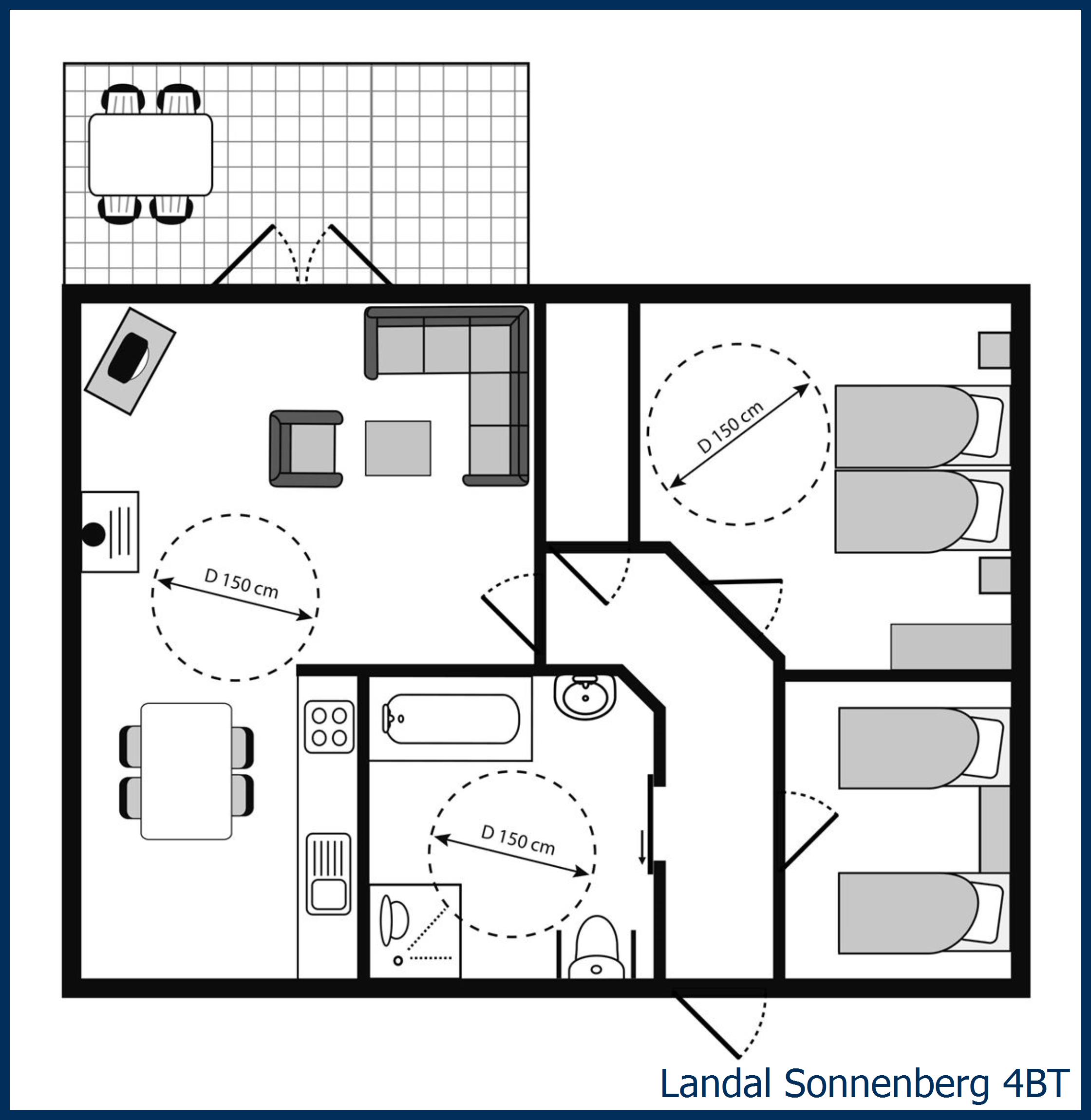 Bungalow - Extra accessible 4BT at Sonnenberg