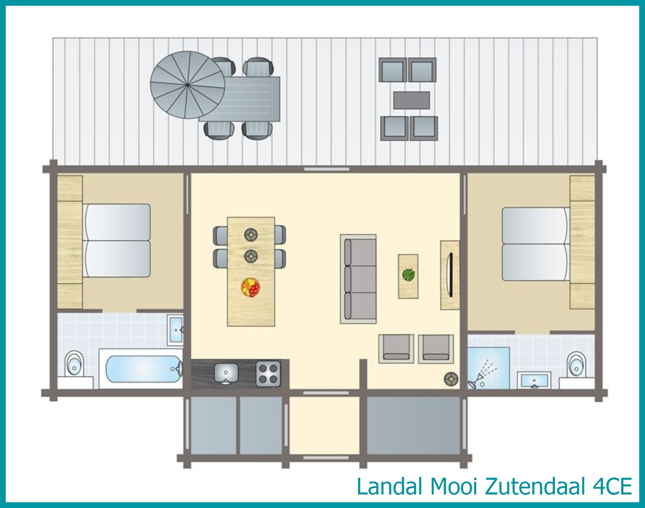 4-person villa 4CE at Mooi Zutendaal