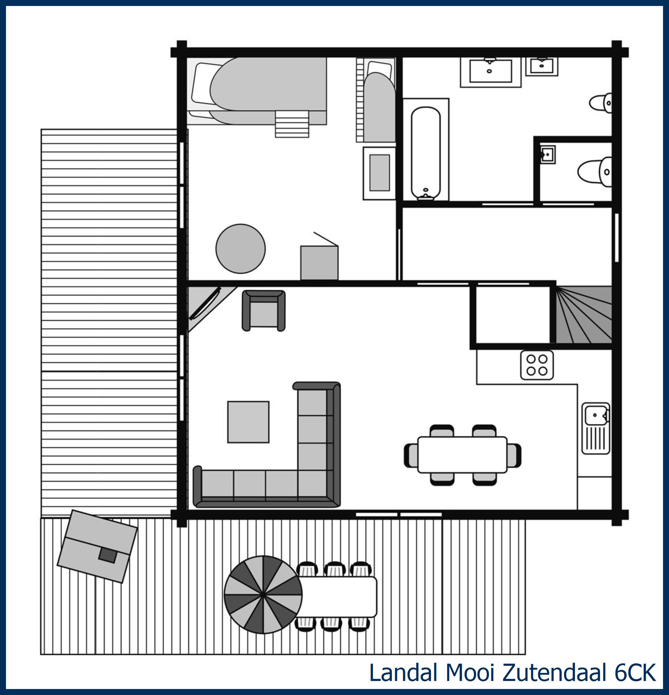 Childrens bungalow 6CK at Mooi Zutendaal