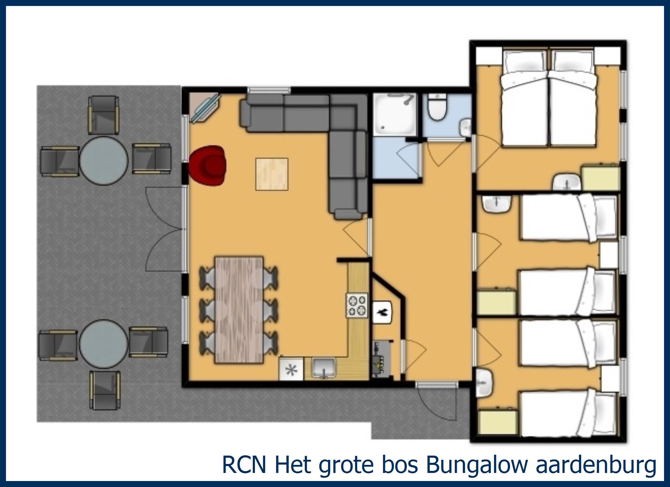 Bungalow Aardenburg at Het Grote Bos