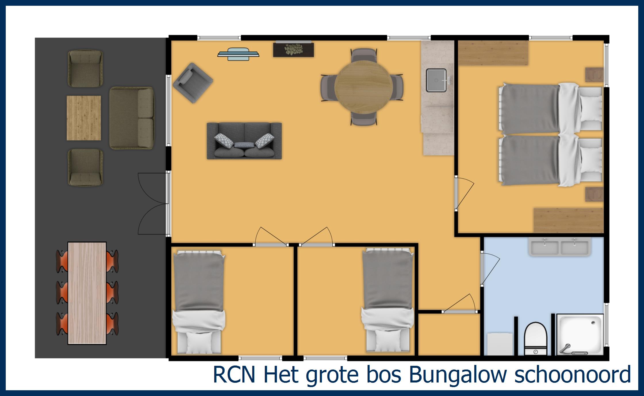 Bungalow schoonoord at Het Grote Bos