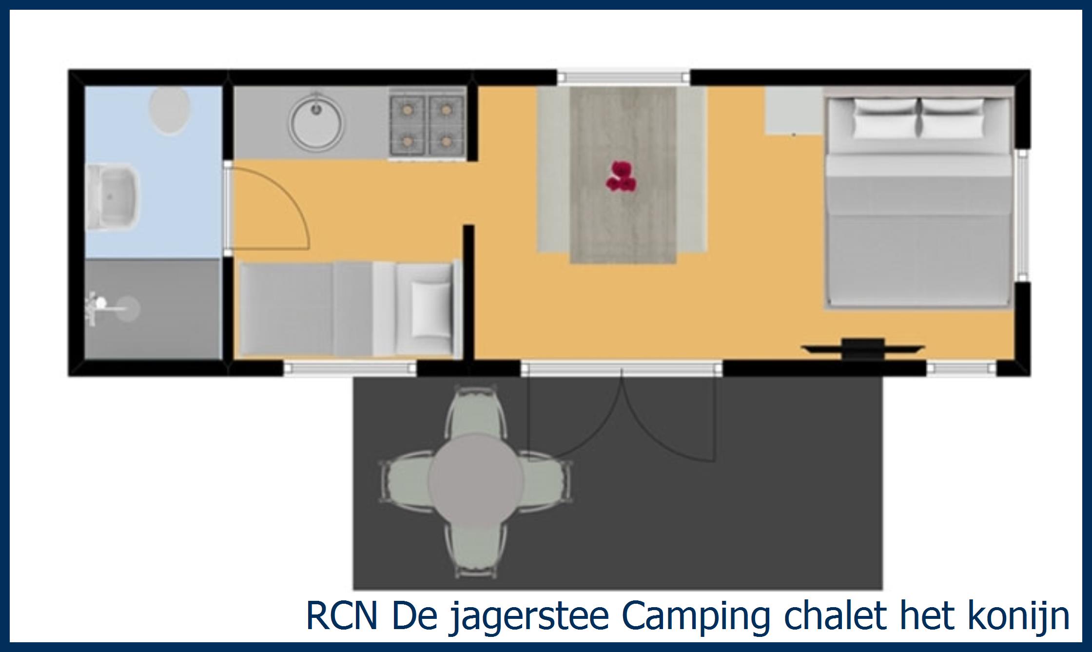Chalet Camping  het Konijn at De Jagerstee