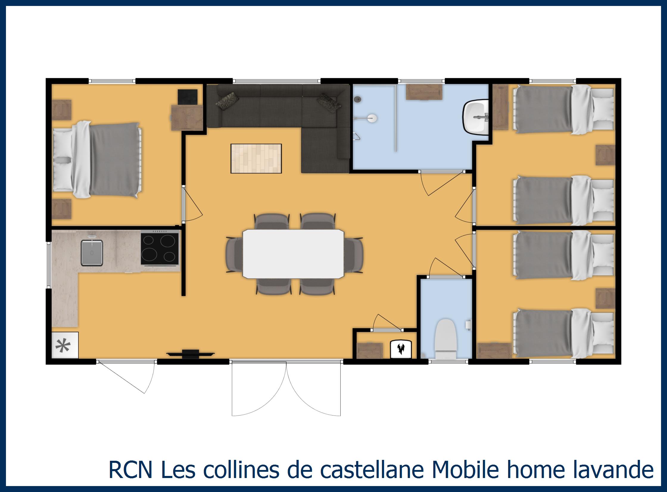 Childrens mobile home Mobile home lavande at Les Collines de Castellane