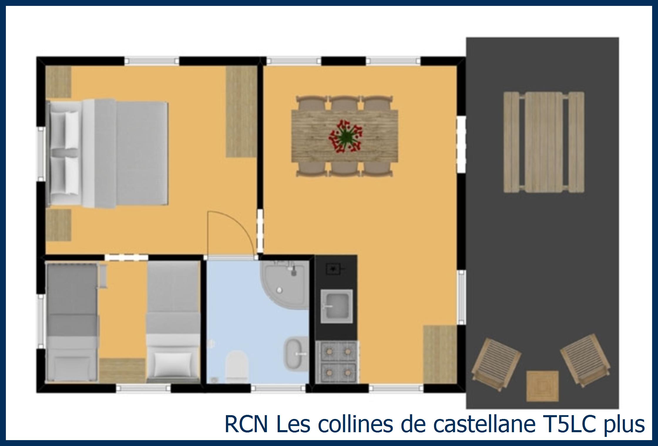 Safari tent laurier T5LC plus at Les Collines de Castellane