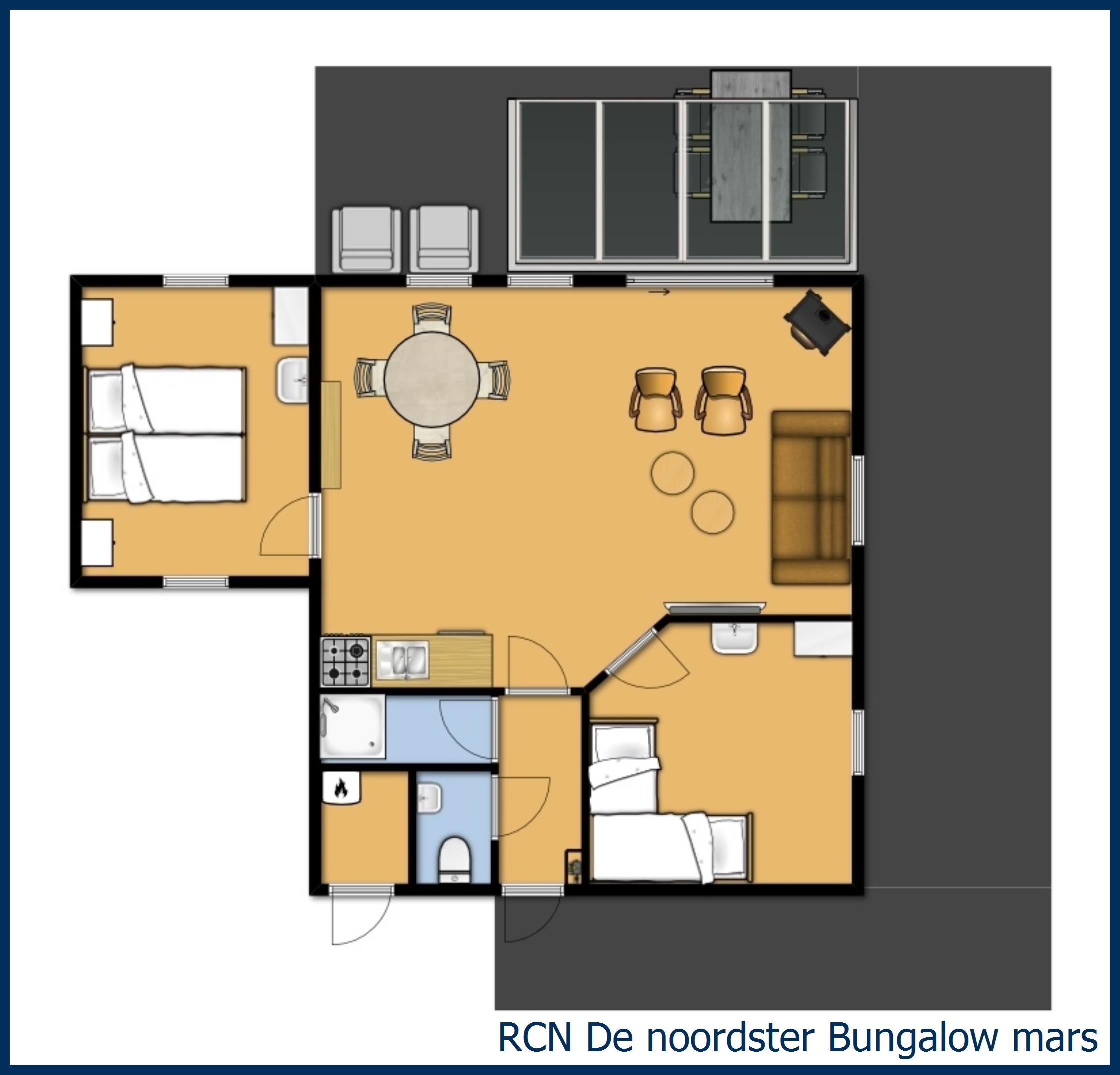 Bungalow Mars at De Noordster