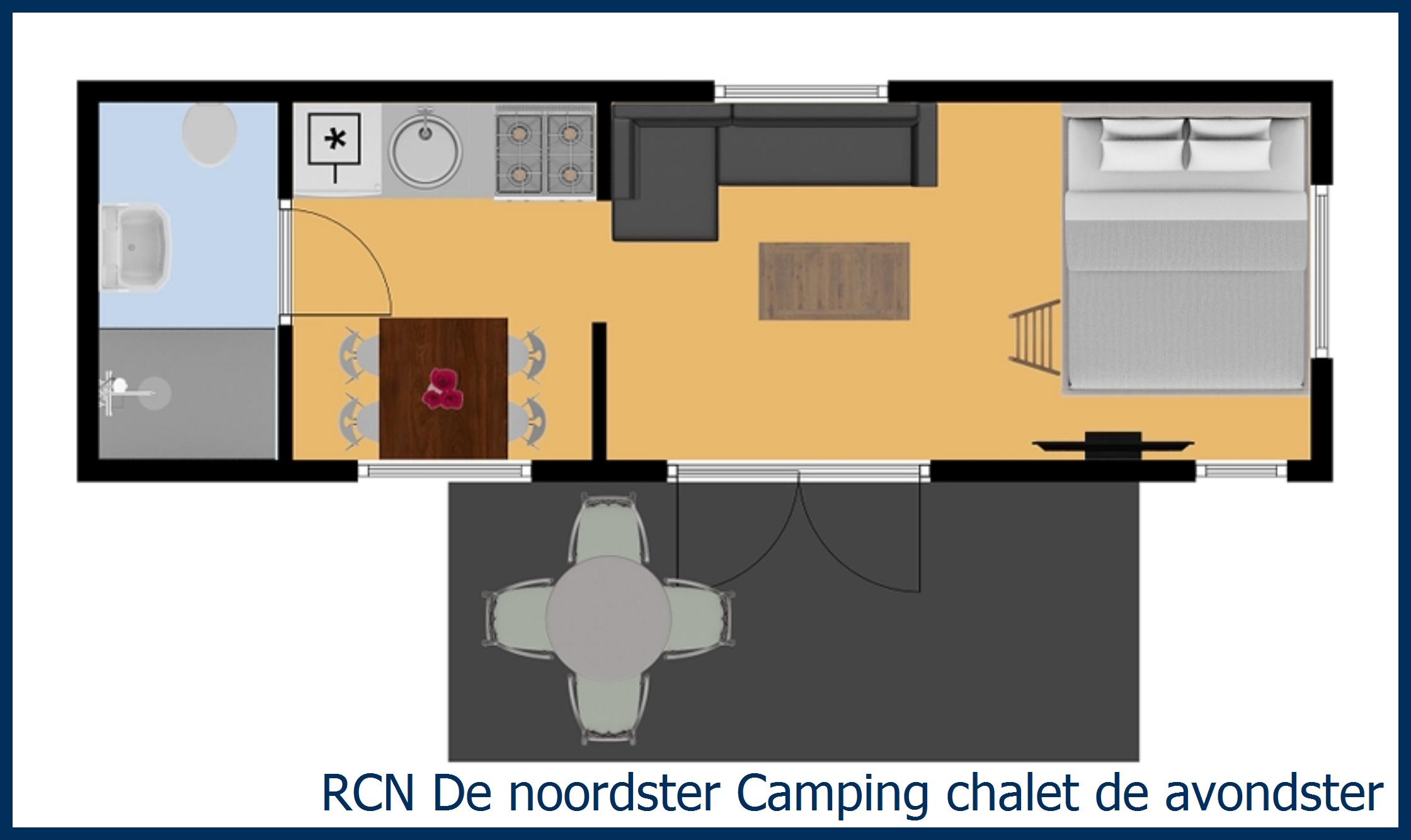 Chalet Camping  de avondster at De Noordster