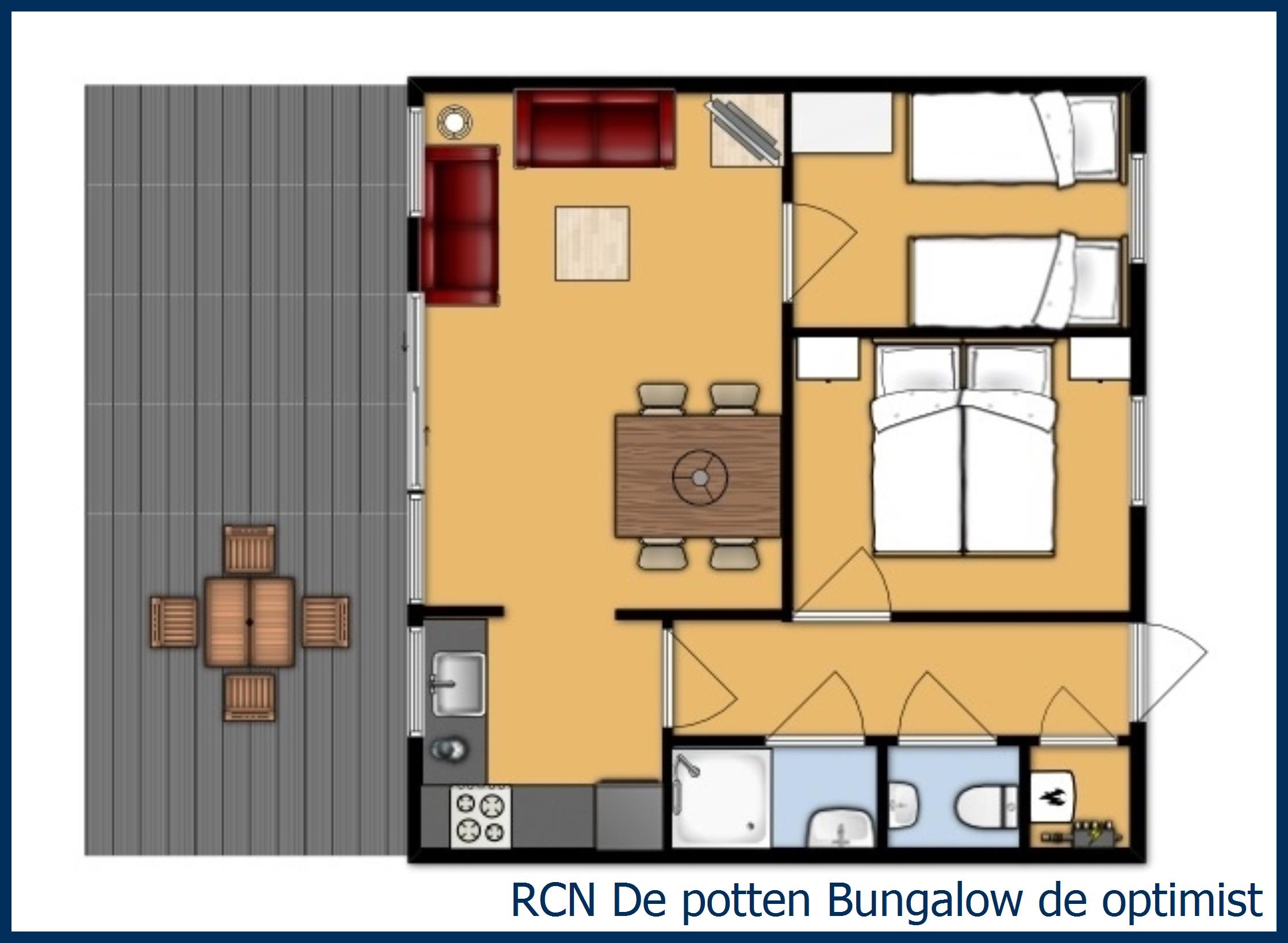 Bungalow de Optimist at De Potten