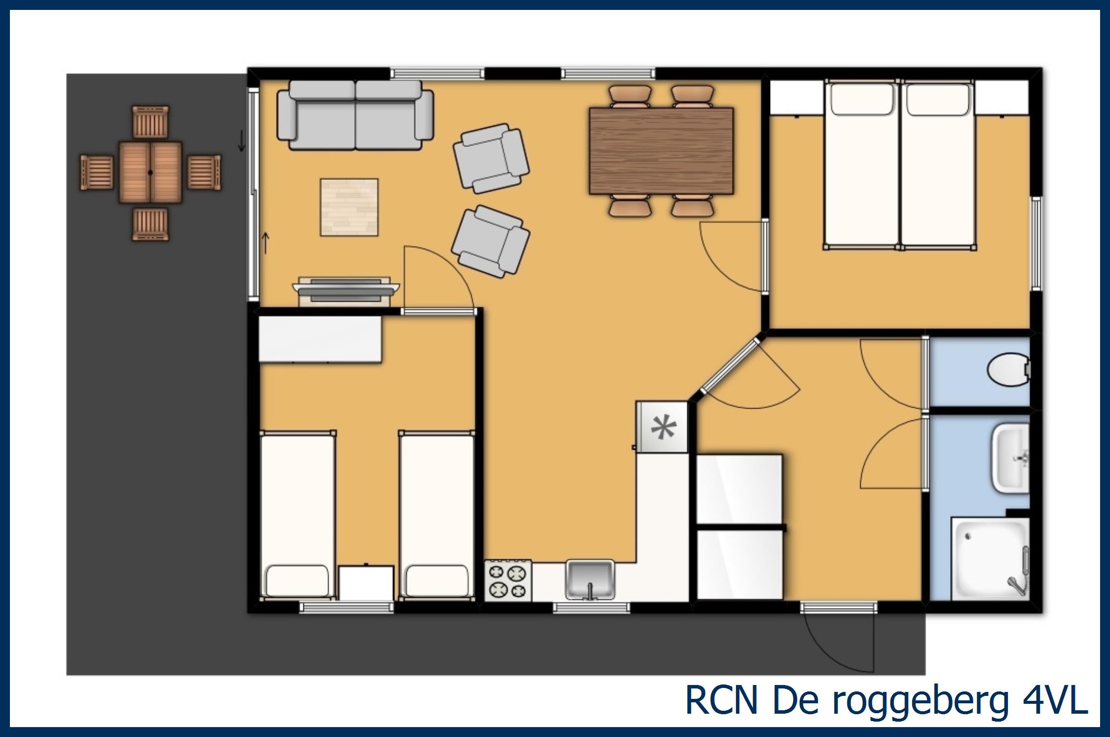 Bungalow het beekdal 4VL at De Roggeberg