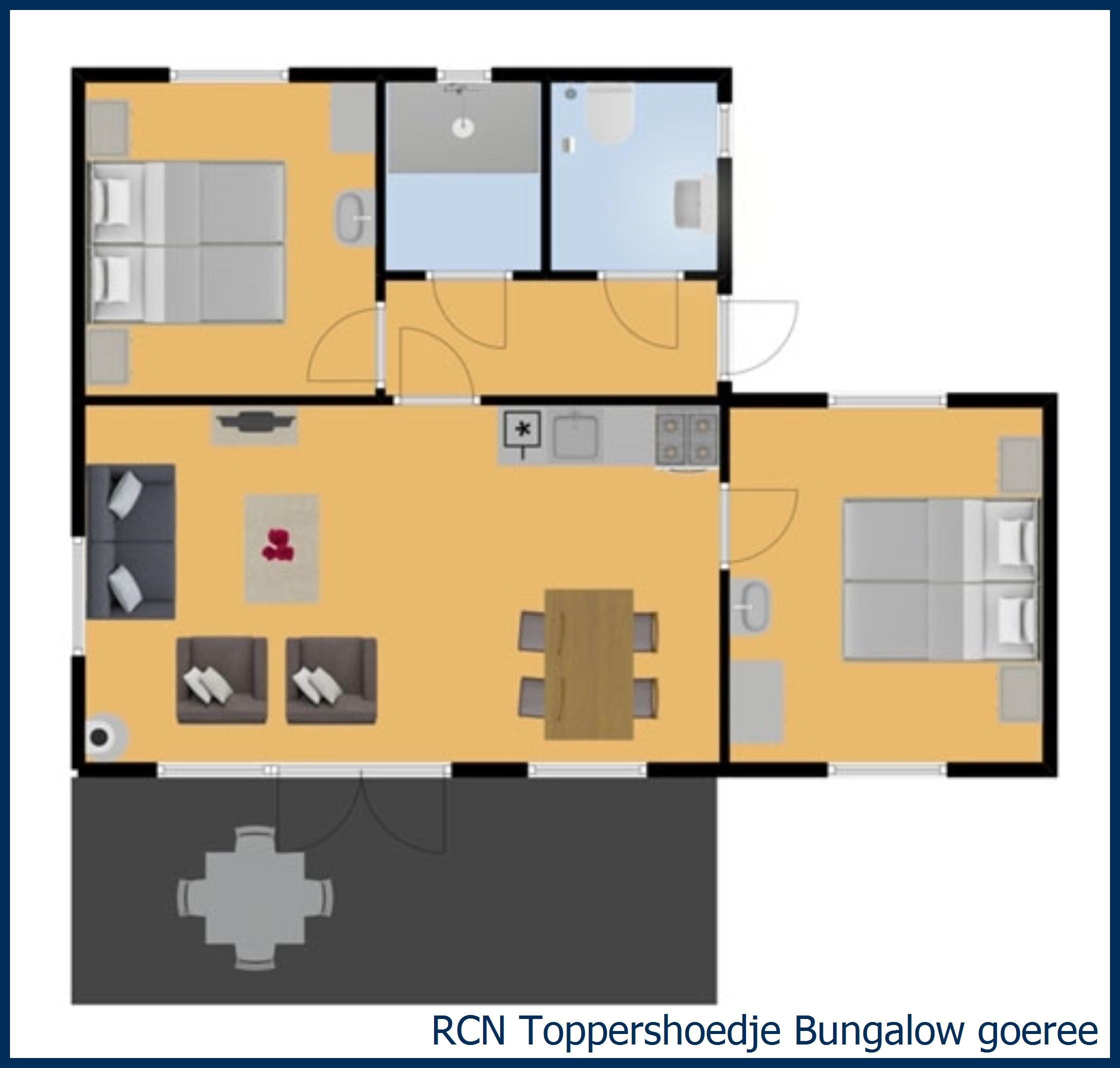 Bungalow Goeree at Toppershoedje