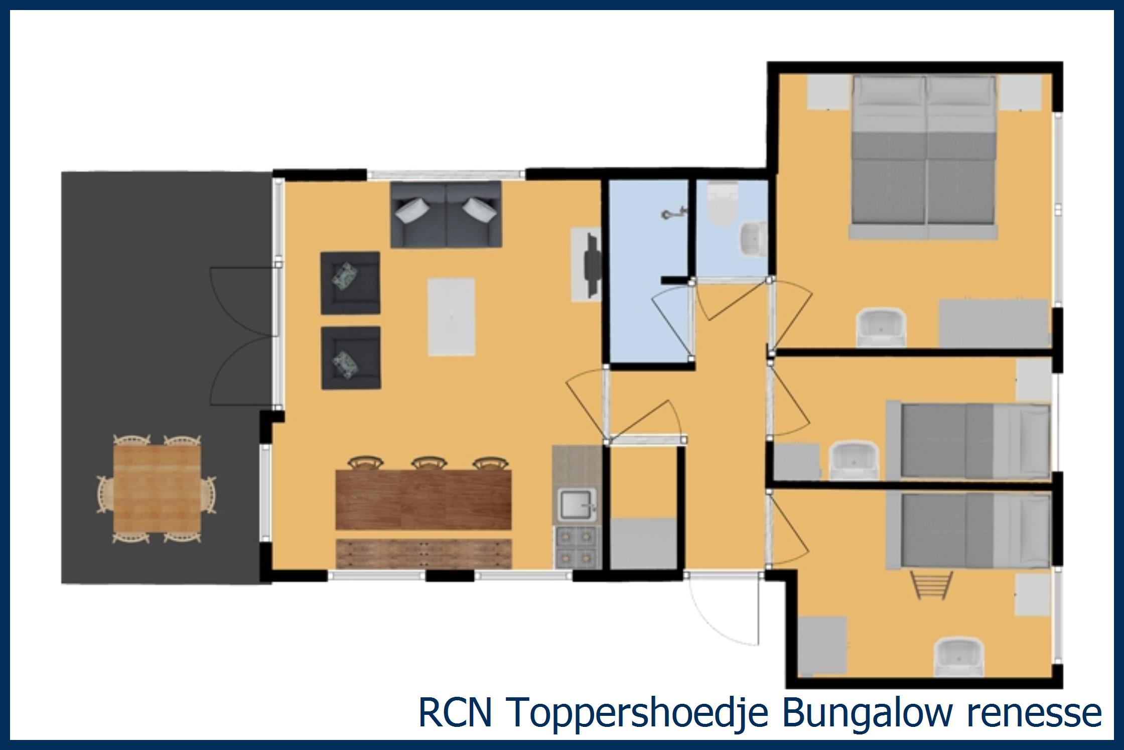 Bungalow Renesse at Toppershoedje