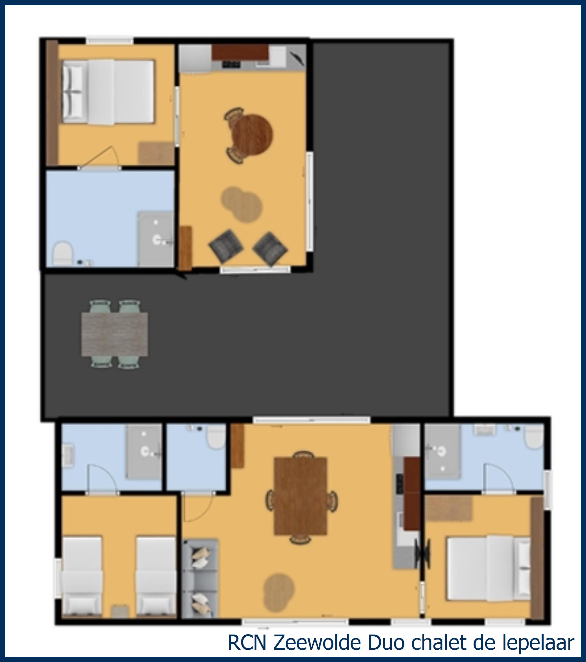 Chalet Duo de lepelaar at Zeewolde