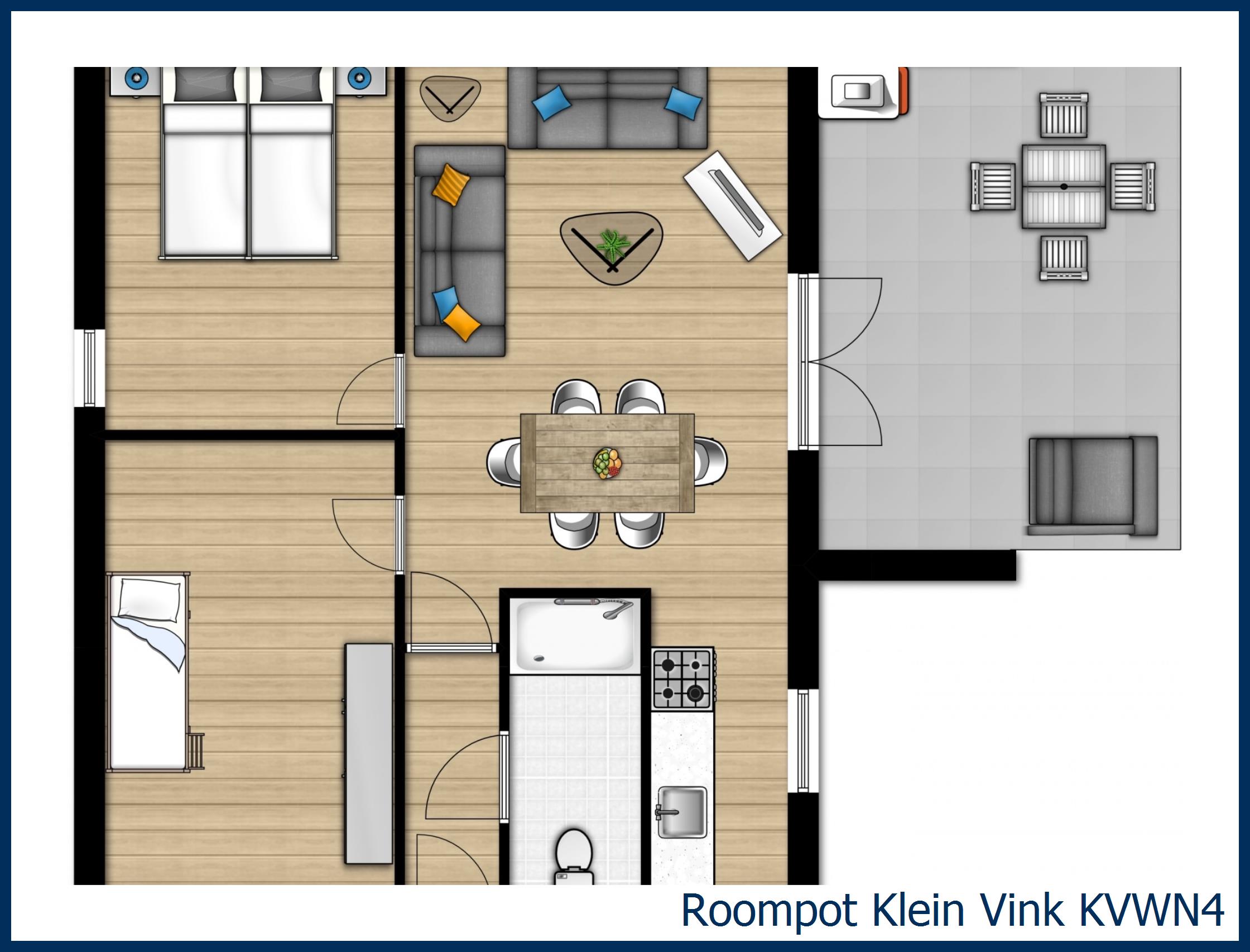 Bungalow KVWN4 at Klein Vink