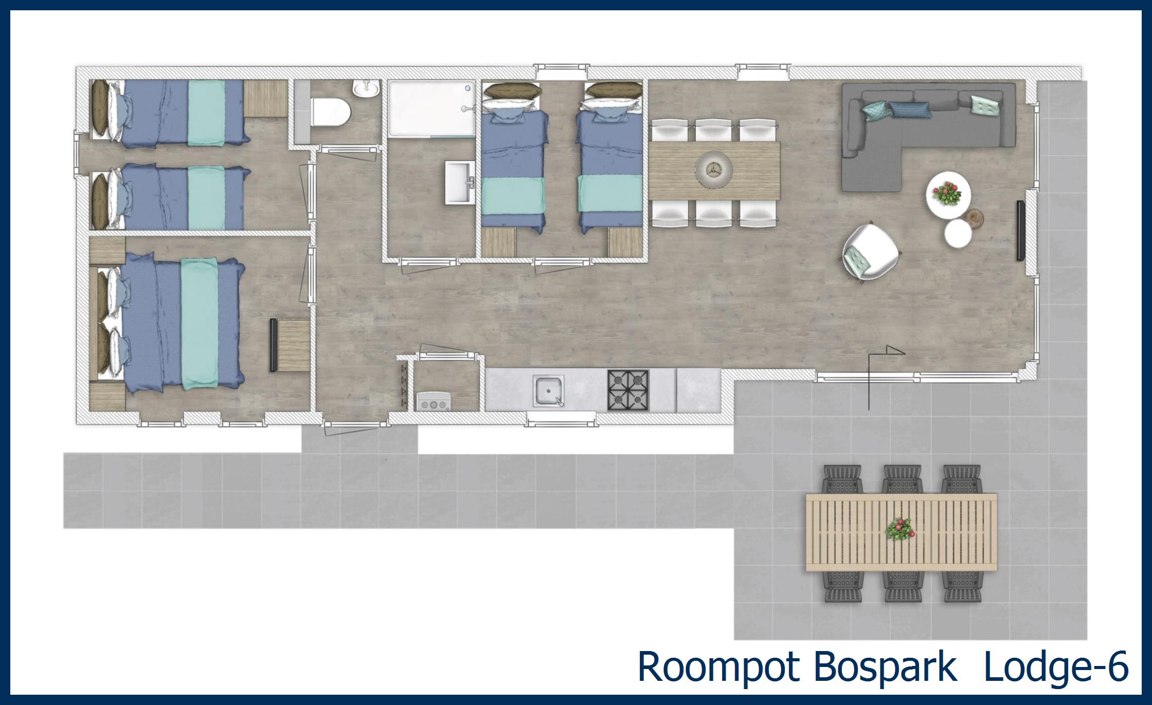 Lodge Lodge-6 at Bospark 't Wolfsven