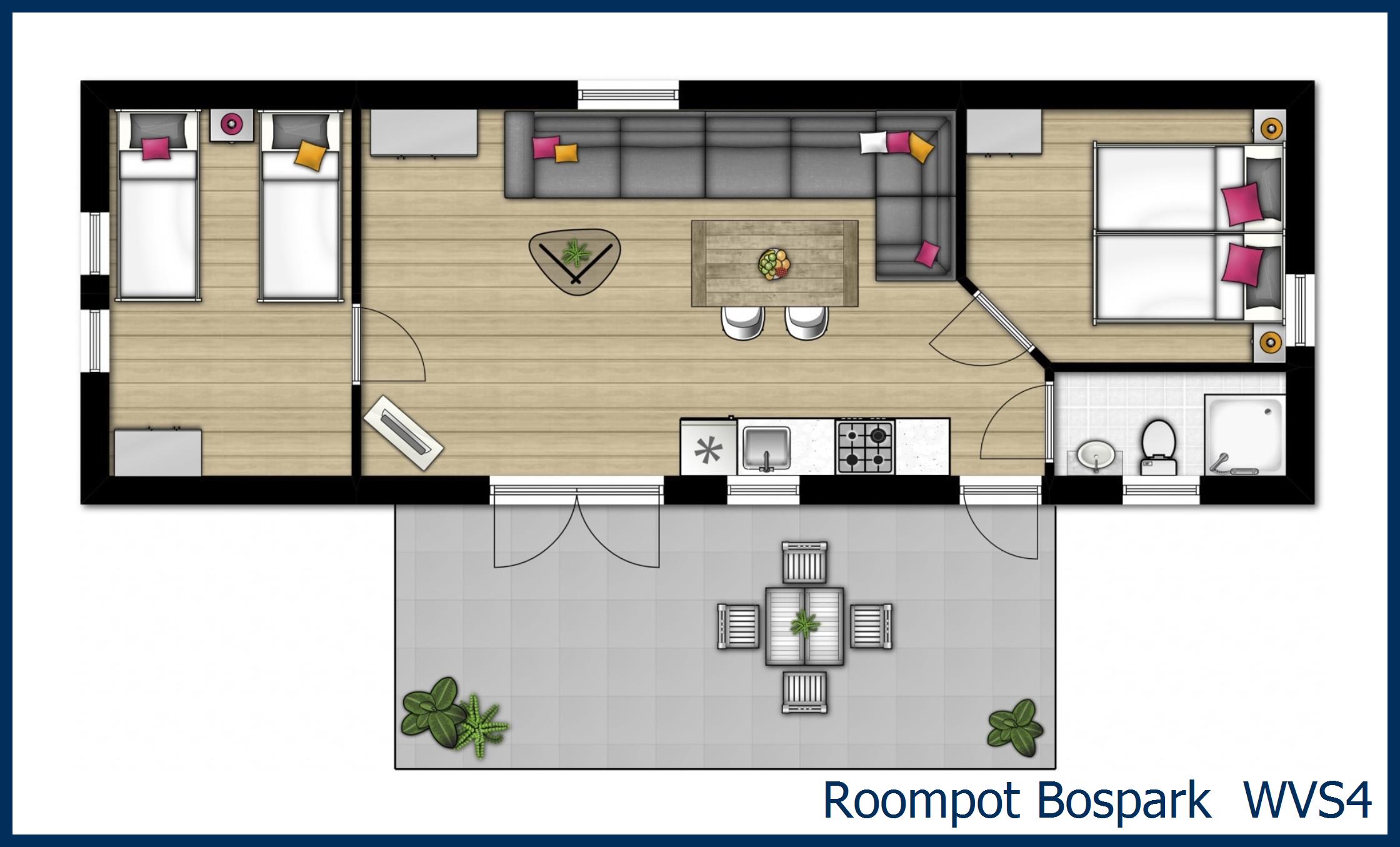 Chalet WVS4 at Bospark 't Wolfsven