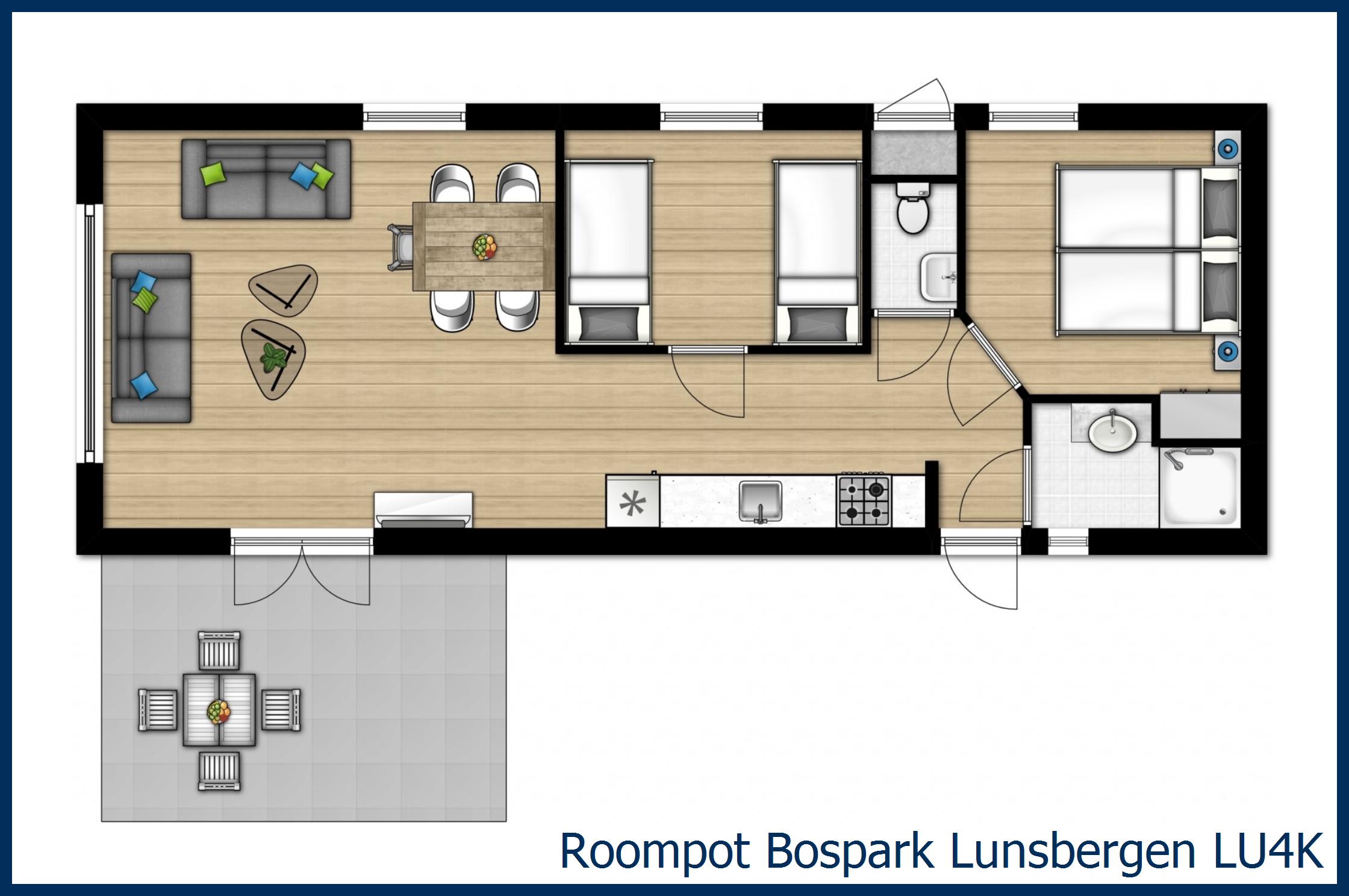 Chalet LU4K at Bospark Lunsbergen