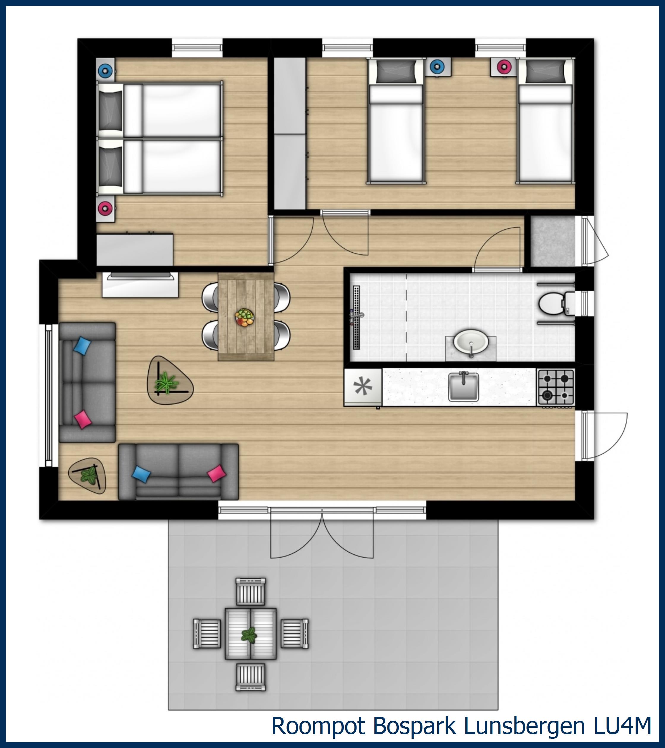 Chalet LU4M at Bospark Lunsbergen